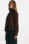 Camicia in misto seta ANGEL bordeaux women Zanone - 3