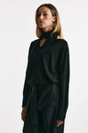 Maglia in lana rasata nero women Zanone - 2