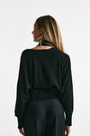 Maglia in lana rasata nero women Zanone - 3