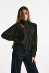 Maglia in lana rasata testa moro women Zanone - 1
