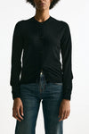 Cardigan in lana rasata nero women Zanone - 6