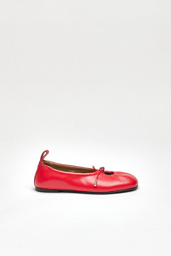Ballerine ROSALIND in pelle rossa women Alohas