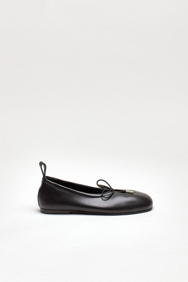 Ballerine ROSALIND in pelle nero women Alohas