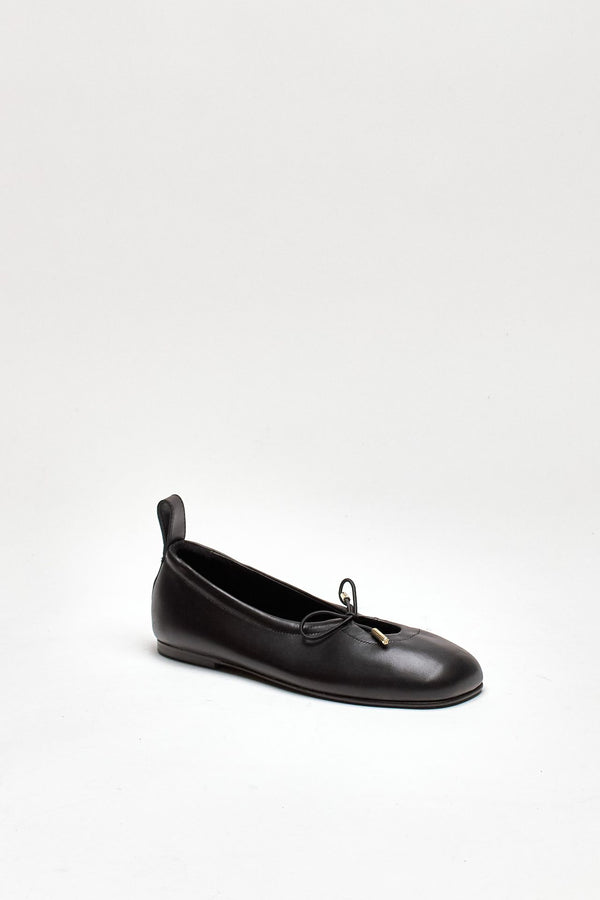 Ballerine ROSALIND in pelle nero women Alohas