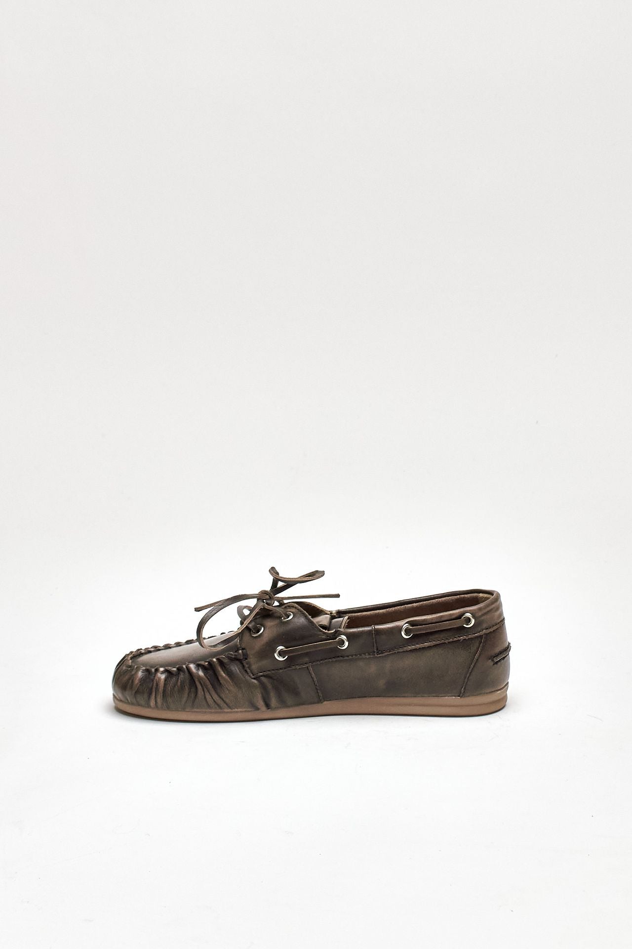 Mocassini ROWAN in pelle marrone women Alohas - 4