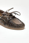 Mocassini ROWAN in pelle marrone women Alohas - 5