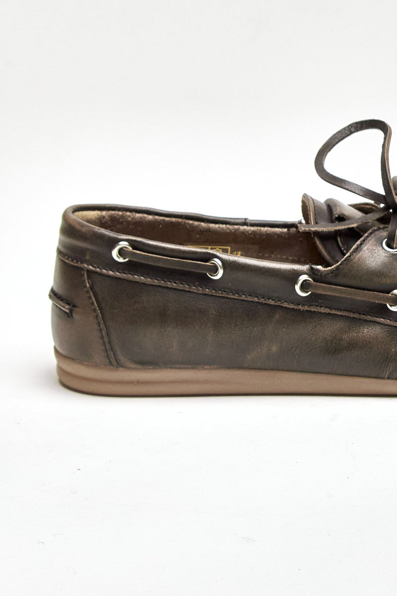 Mocassini ROWAN in pelle marrone women Alohas - 6