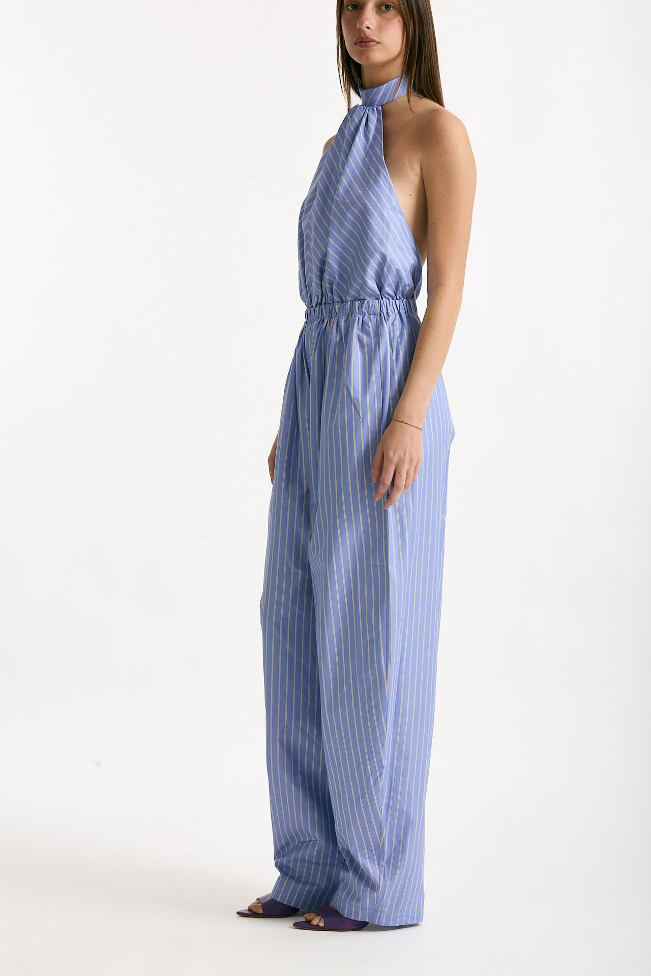 Jumpsuit lunga Rigata women The andamane - 2