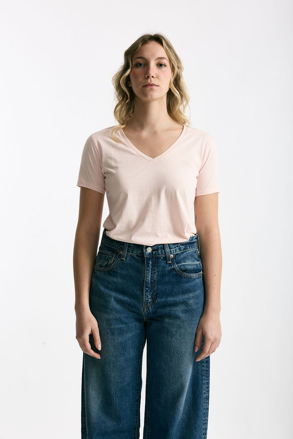 T-shirt basic ROMY rosa tenue women Anonym apparel