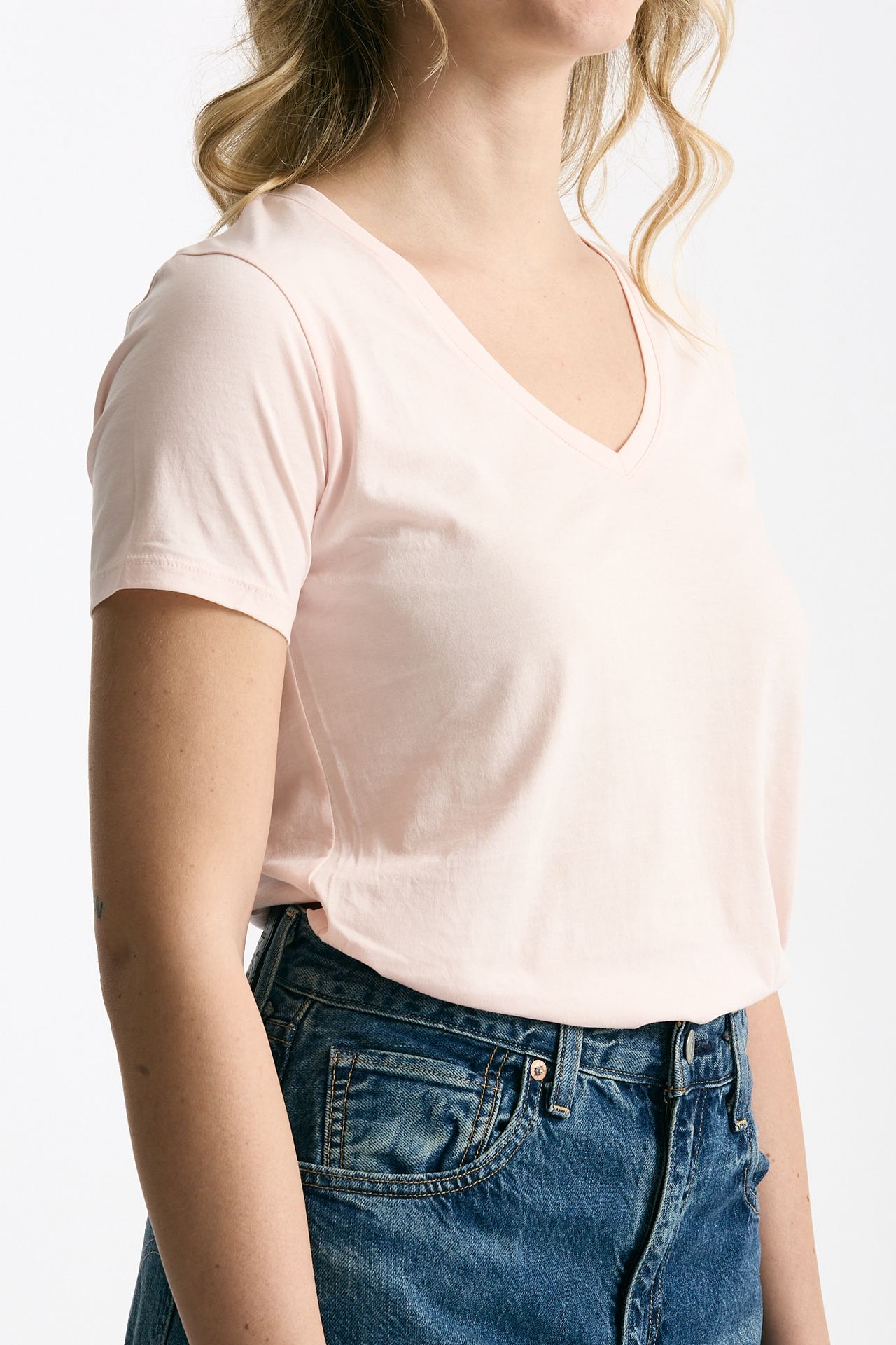 T-shirt basic ROMY rosa tenue women Anonym apparel - 4