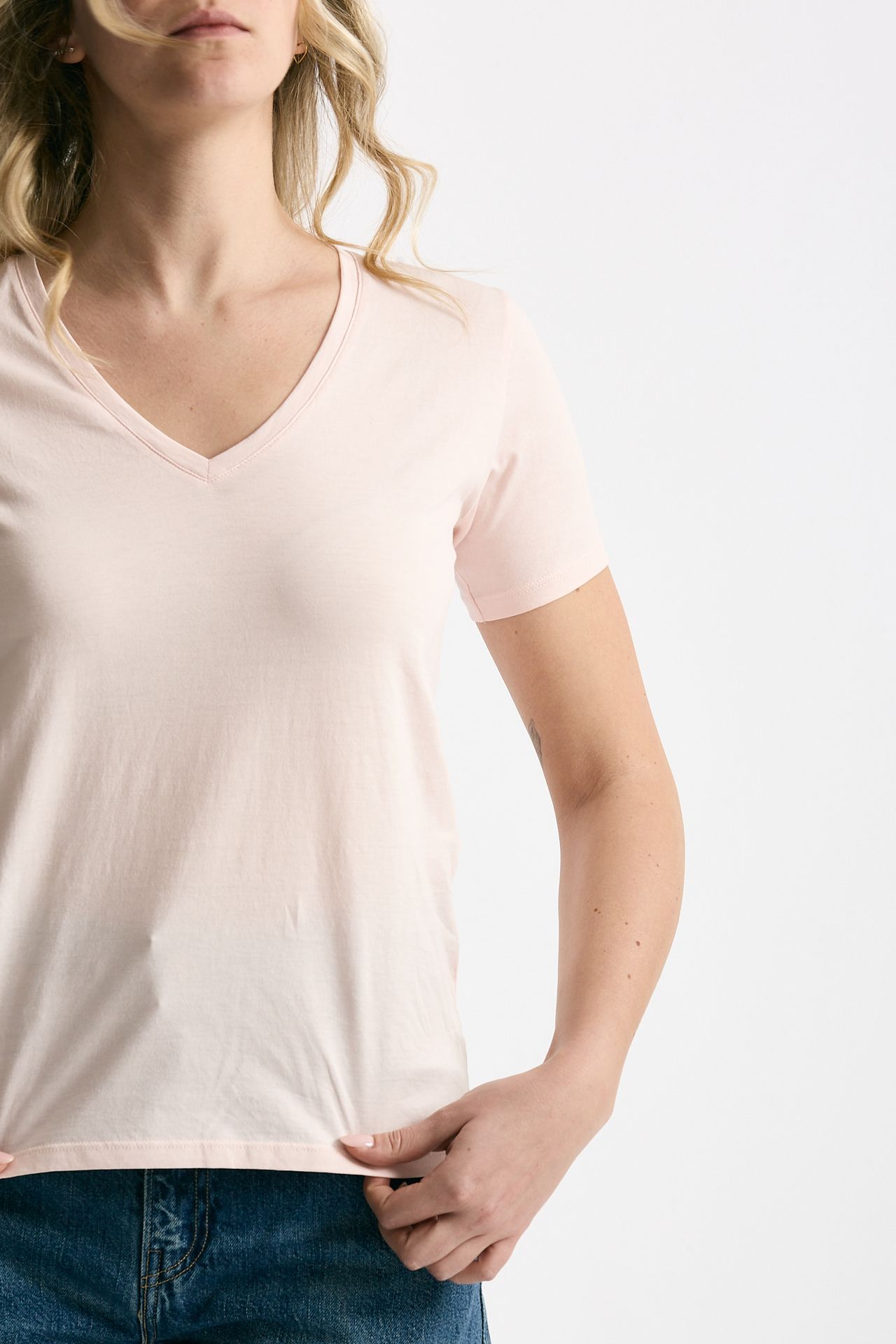 T-shirt basic ROMY rosa tenue women Anonym apparel - 5