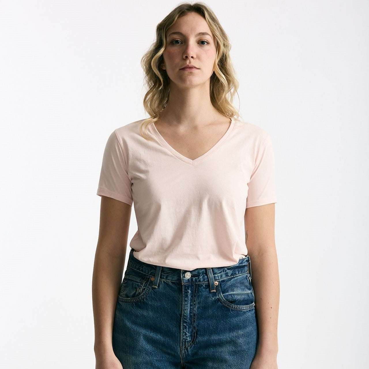 T-shirt basic ROMY rosa tenue women Anonym apparel - 6