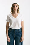 T-shirt basic ROMY bianco women Anonym apparel - 2