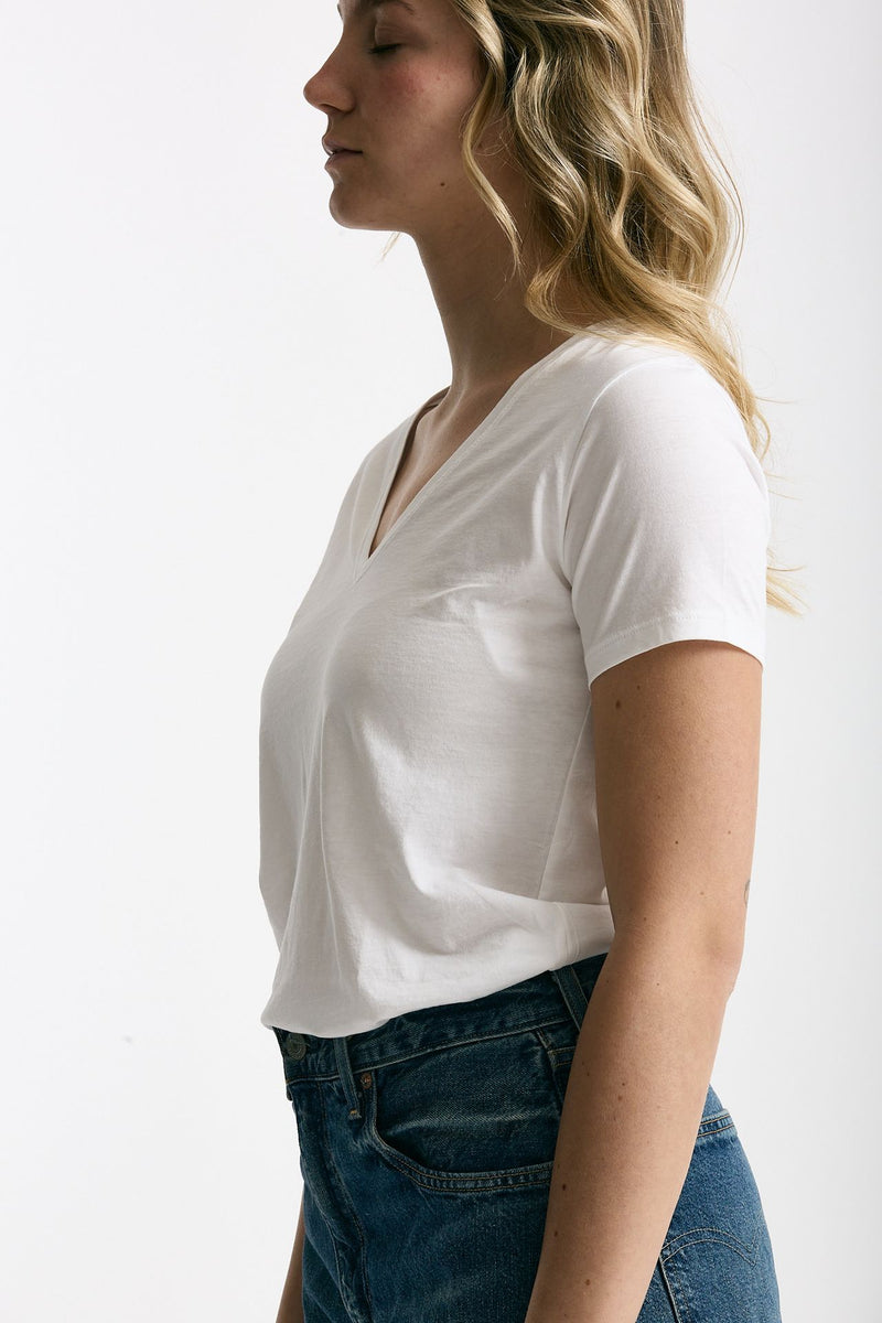 T-shirt basic ROMY bianco women Anonym apparel - 1