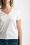 T-shirt basic ROMY bianco women Anonym apparel - 5