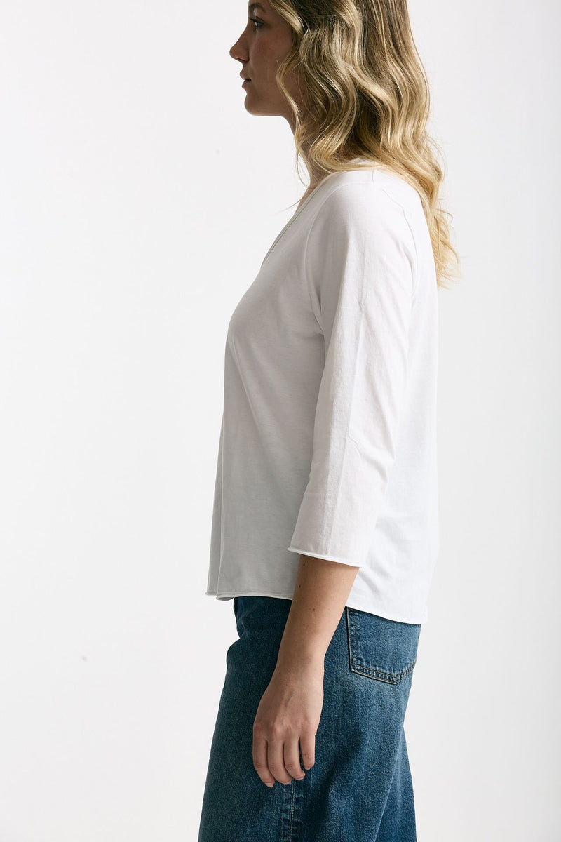 T-shirt in cotone LIO bianco women Anonym apparel - 1