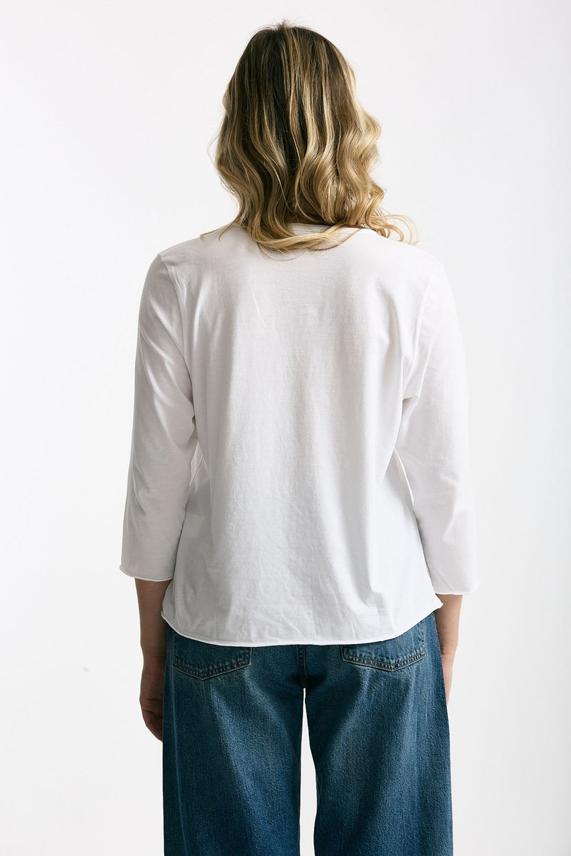 T-shirt in cotone LIO bianco women Anonym apparel - 3
