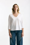 T-shirt in cotone LIO bianco women Anonym apparel - 2