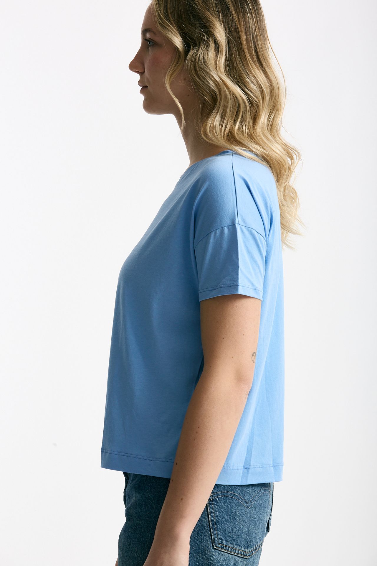 T-shirt scatolina AUDREY azzurro women Anonym apparel - 2