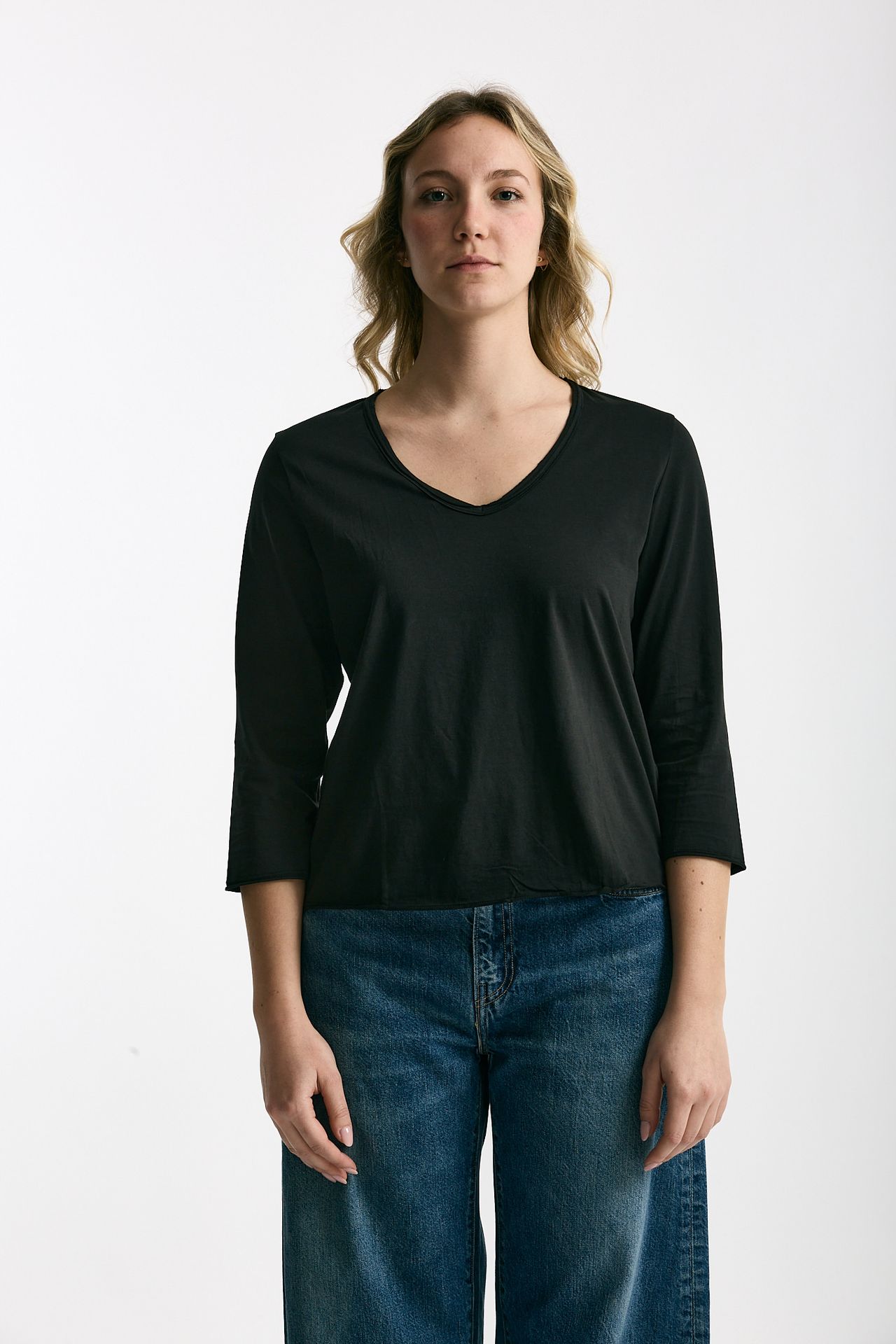 T-shirt in cotone LIO nero women Anonym apparel - 1