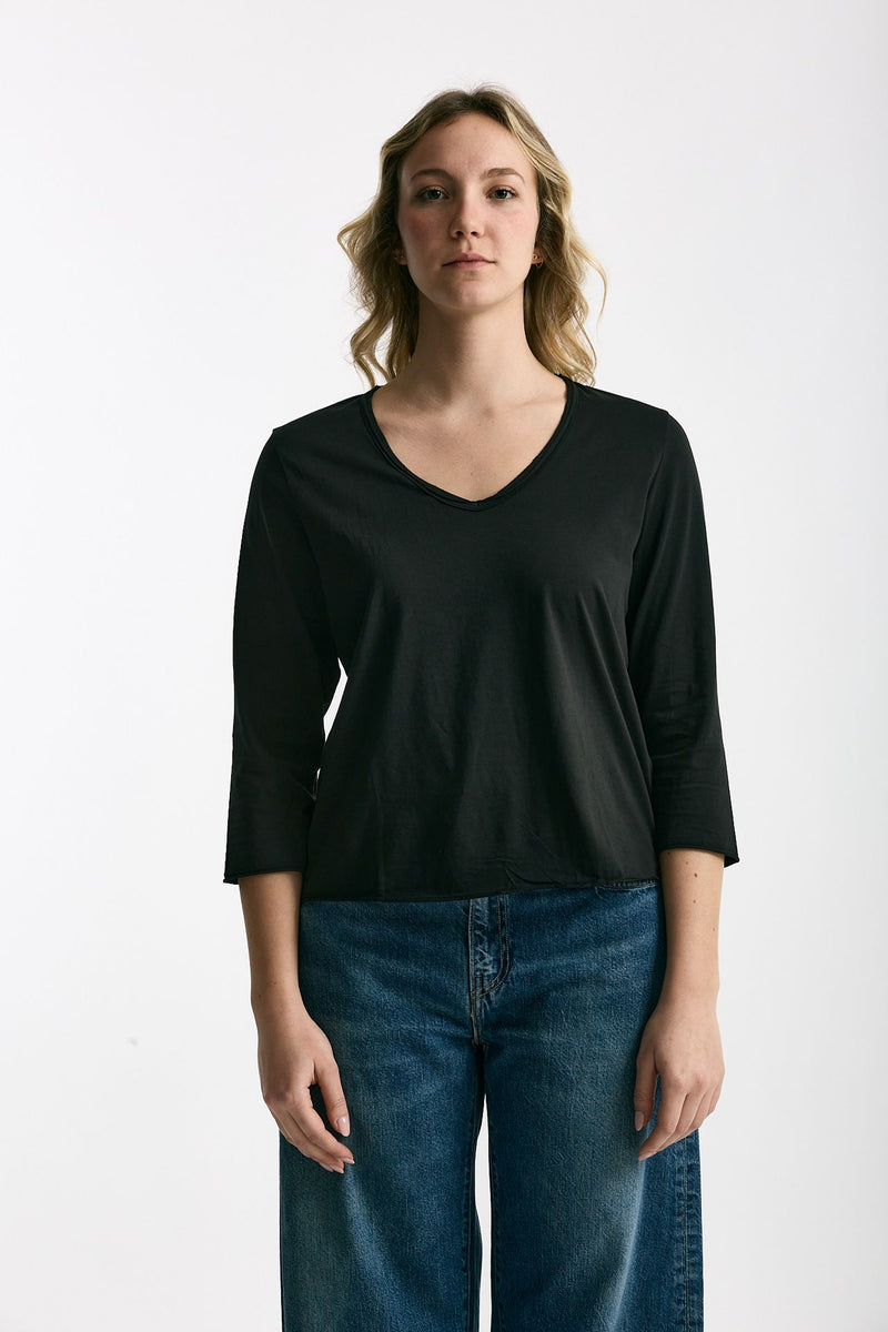 T-shirt in cotone LIO nero women Anonym apparel - 1
