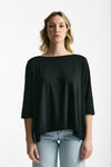 T-shirt ampia RITA nero women Anonym apparel - 2