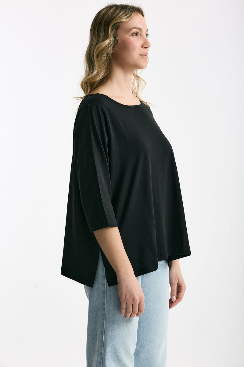 T-shirt ampia RITA nero women Anonym apparel - 3
