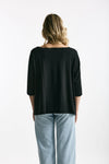 T-shirt ampia RITA nero women Anonym apparel - 1