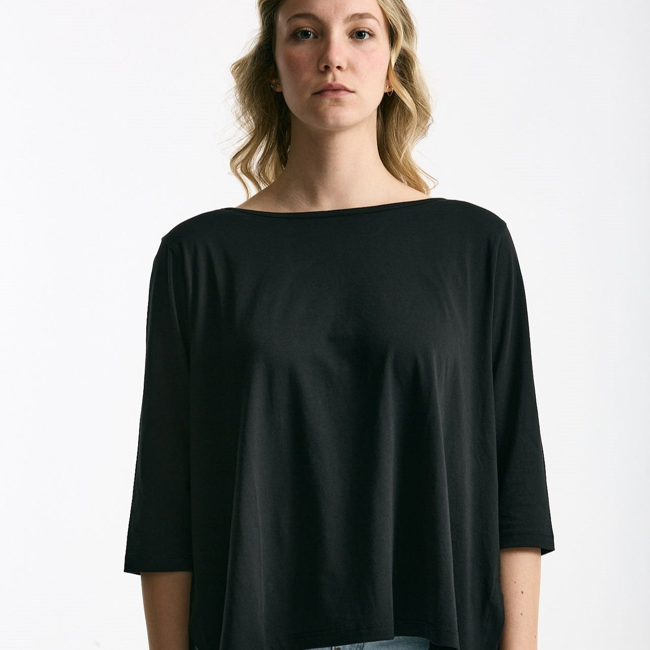T-shirt ampia RITA nero women Anonym apparel - 5