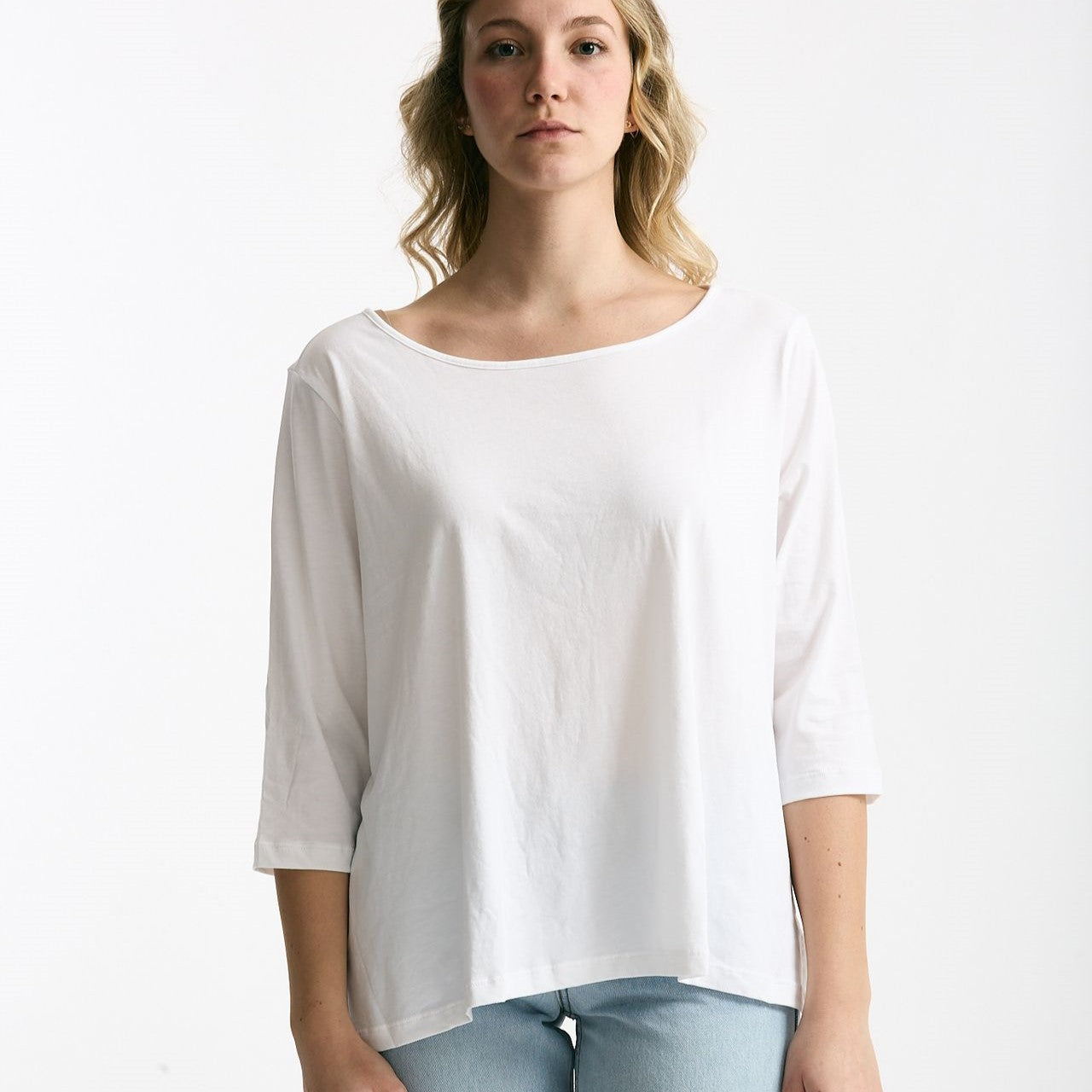 T-shirt ampia RITA bianco women Anonym apparel - 5
