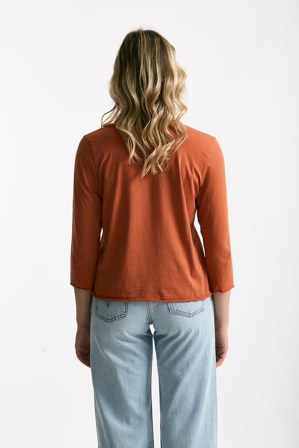 T-shirt in cotone LIO arancio women Anonym apparel