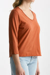 T-shirt in cotone LIO arancio women Anonym apparel - 3
