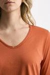 T-shirt in cotone LIO arancio women Anonym apparel - 4