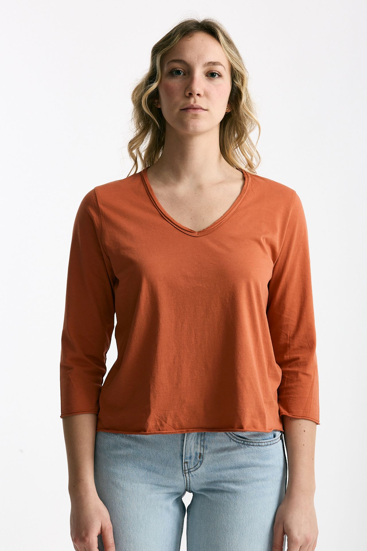 T-shirt in cotone LIO arancio women Anonym apparel - 1
