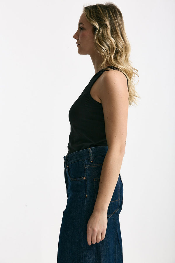 Top in cotone COLETTE nero women Anonym apparel