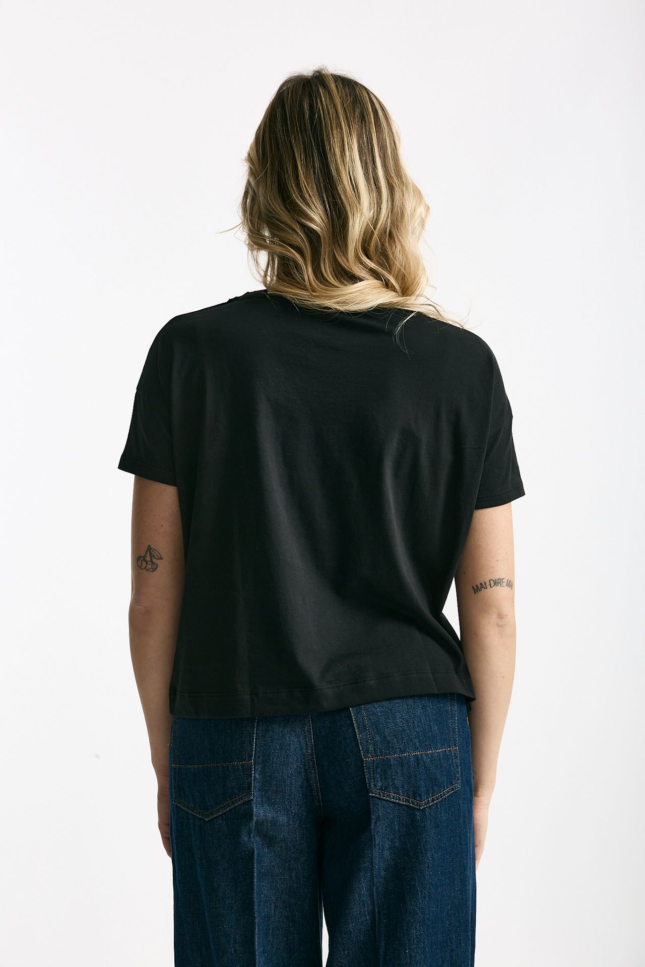 T-shirt scatolina AUDREY nero women Anonym apparel - 3