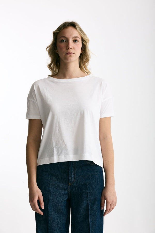 T-shirt scatolina AUDREY bianco women Anonym apparel