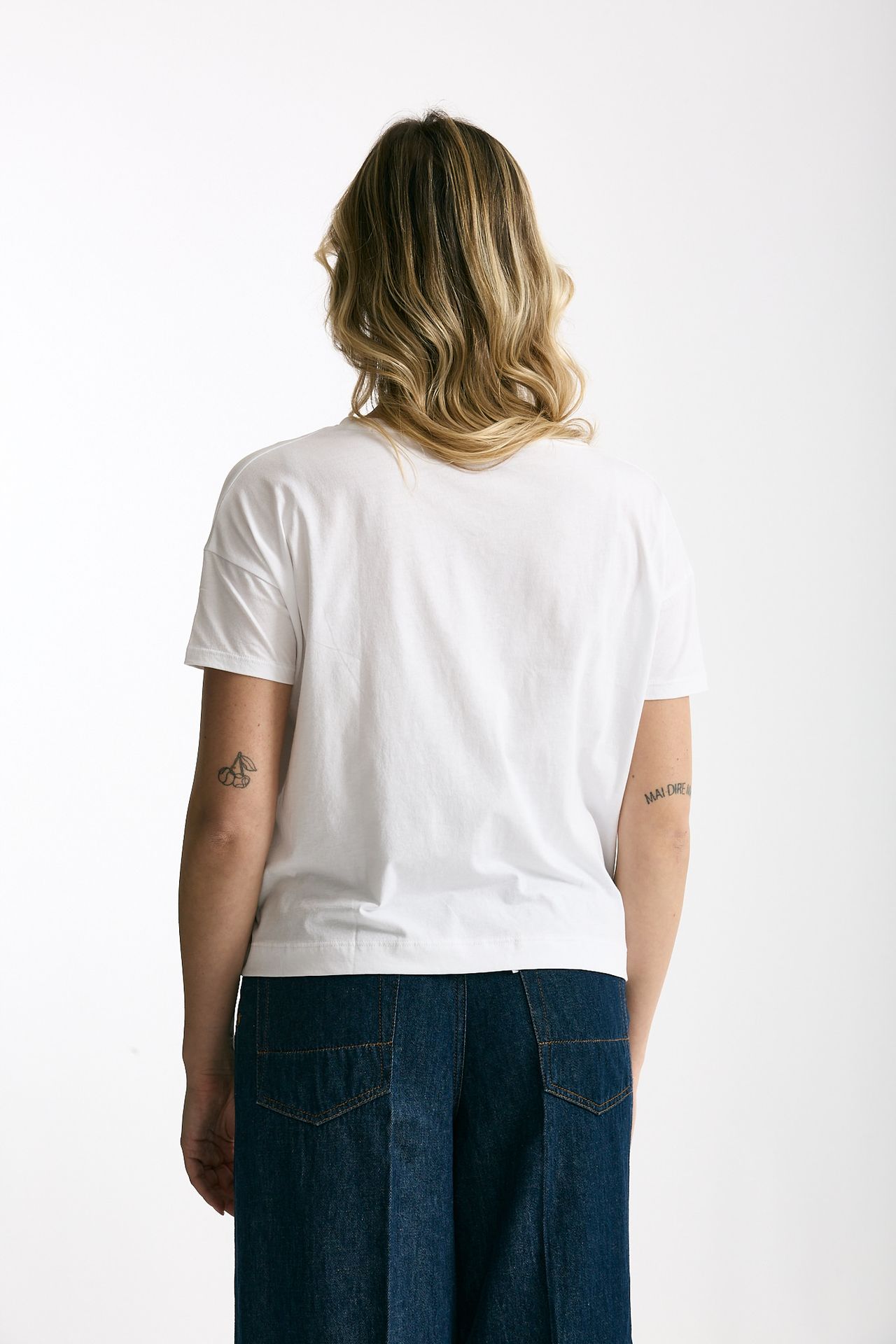 T-shirt scatolina AUDREY bianco women Anonym apparel - 3