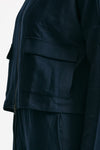 Felpa in cotone leggero blu Cappuccio women Anonym apparel - 6