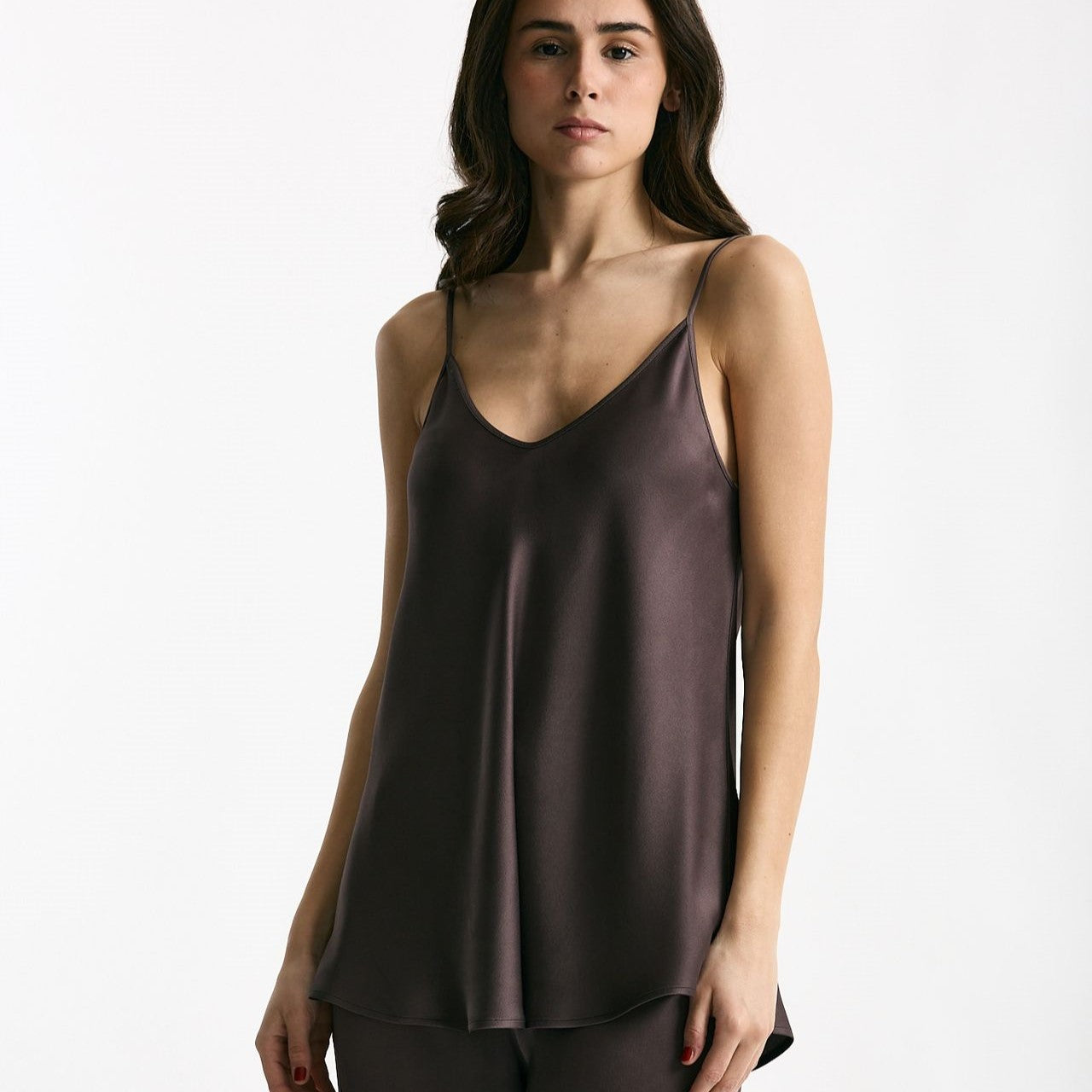 Top in viscosa melanzana women Antonelli firenze - 6