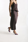 Gonna midi melanzana women Antonelli firenze - 4