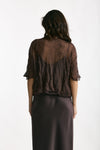Top in Seta e Fibra Metallizzata women Antonelli firenze - 4