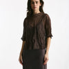 Top in Seta e Fibra Metallizzata women Antonelli firenze - 6