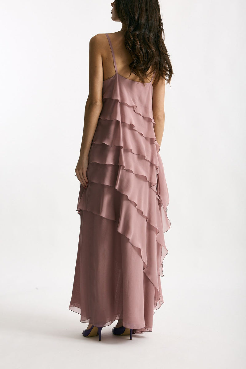 Abito lungo MARYLIN rosa women Antonelli firenze - 4