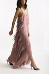 Abito lungo MARYLIN rosa women Antonelli firenze - 2