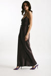 Abito lungo scollato melanzana women Antonelli firenze - 2