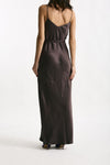 Abito lungo scollato melanzana women Antonelli firenze - 3