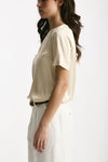 Camicia in seta crema women Antonelli firenze - 2