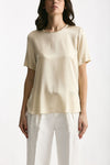 Camicia in seta crema women Antonelli firenze - 6