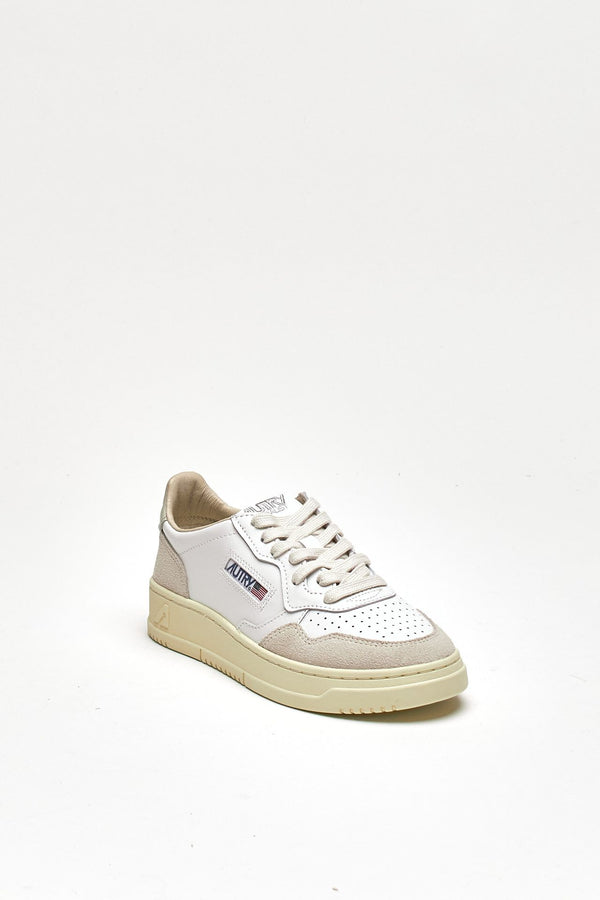 Sneakers MEDALIST LOW-AULW-LS14 in pelle e suede women Autry